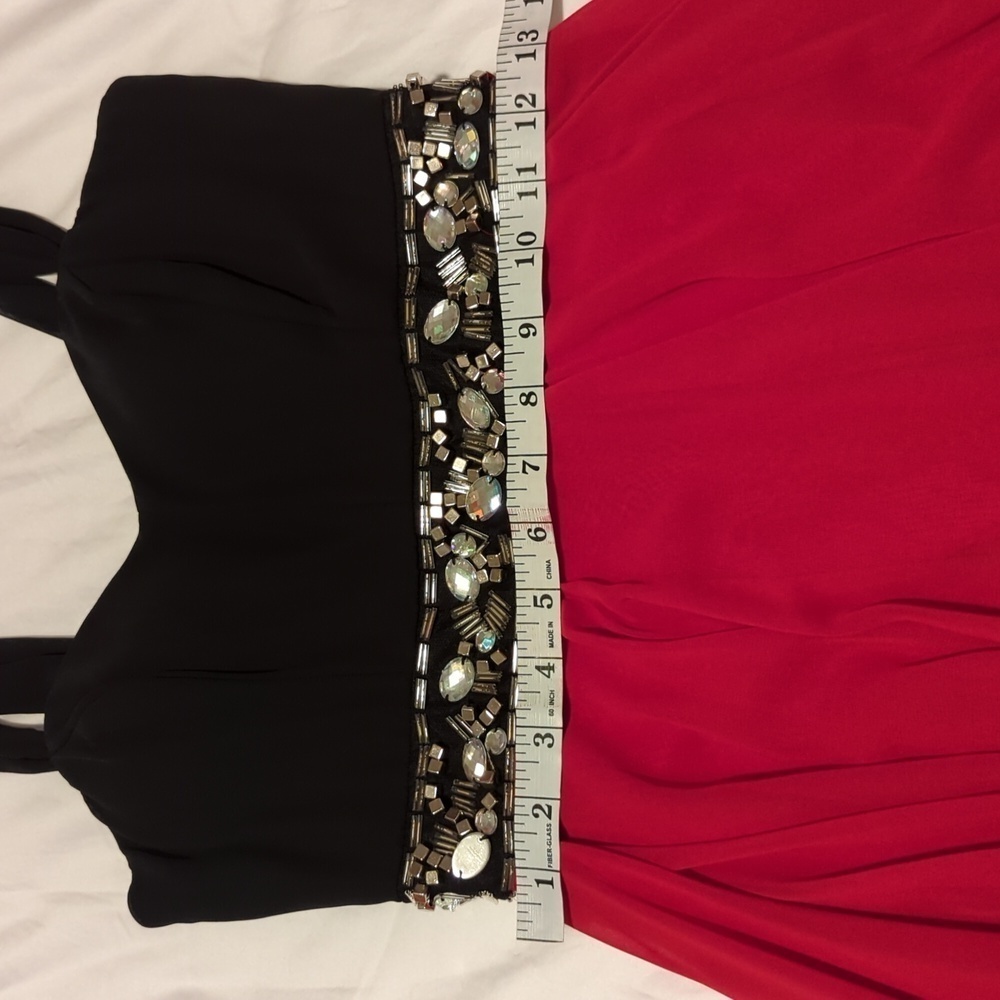 B.Darlin black/white size 7/8 girl's dress. - Picture 4 of 6